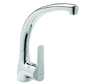 K8 Single lever sink mixer casted spout